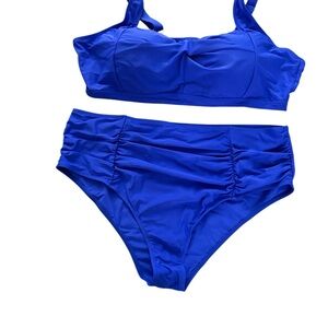 Women’s Vibrant Blue Bikini Set 3X NWOT